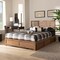 Baxton Studio Piera Modern Ash Walnut Brown Finished Wood Full Size 3-Drawer Storage Bed 175-9422-9620-Zoro - alternate 9